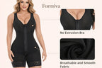 Gaine Amincissante Femme Colombienne Ventre Plat Body Sculptant Effet Push-Up Fessier avec Entrejambe Zippée