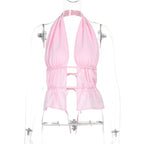 Gilet polyvalent ajouré d'été pour femme