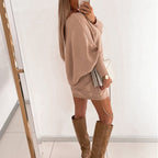 Robe unie en polyester pour les trajets quotidiens