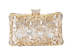 Pochette de Soirée Élegante Strass Femme Luxe Marque Fête Chaîne Sac Bandoulière