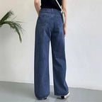 Jeans polyvalents gainants taille haute pour femme
