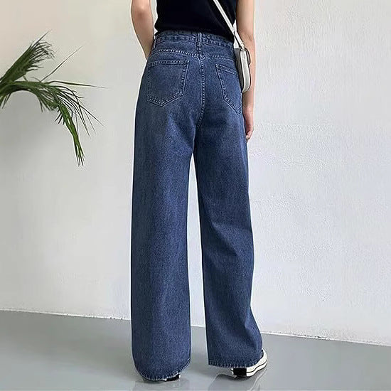 Jeans polyvalents gainants taille haute pour femme