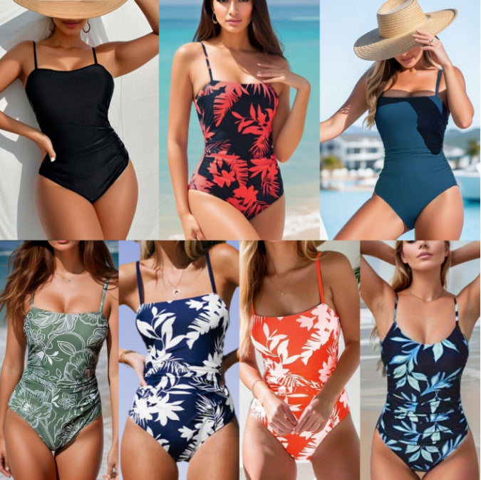Maillot de bain une pièce imprimé pour femme