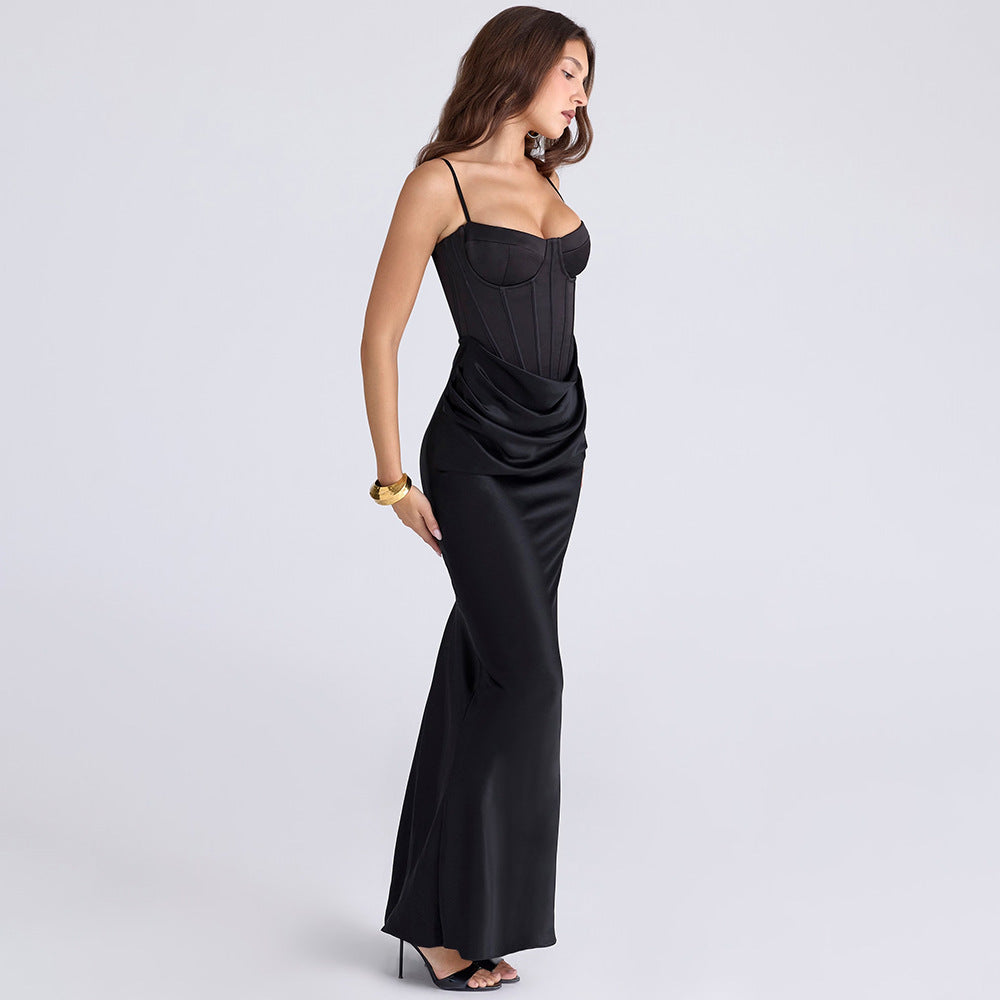Robe sirène dos nu pour femme