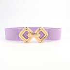 Décoration de joint de taille large pour femme avec ceinture élastique