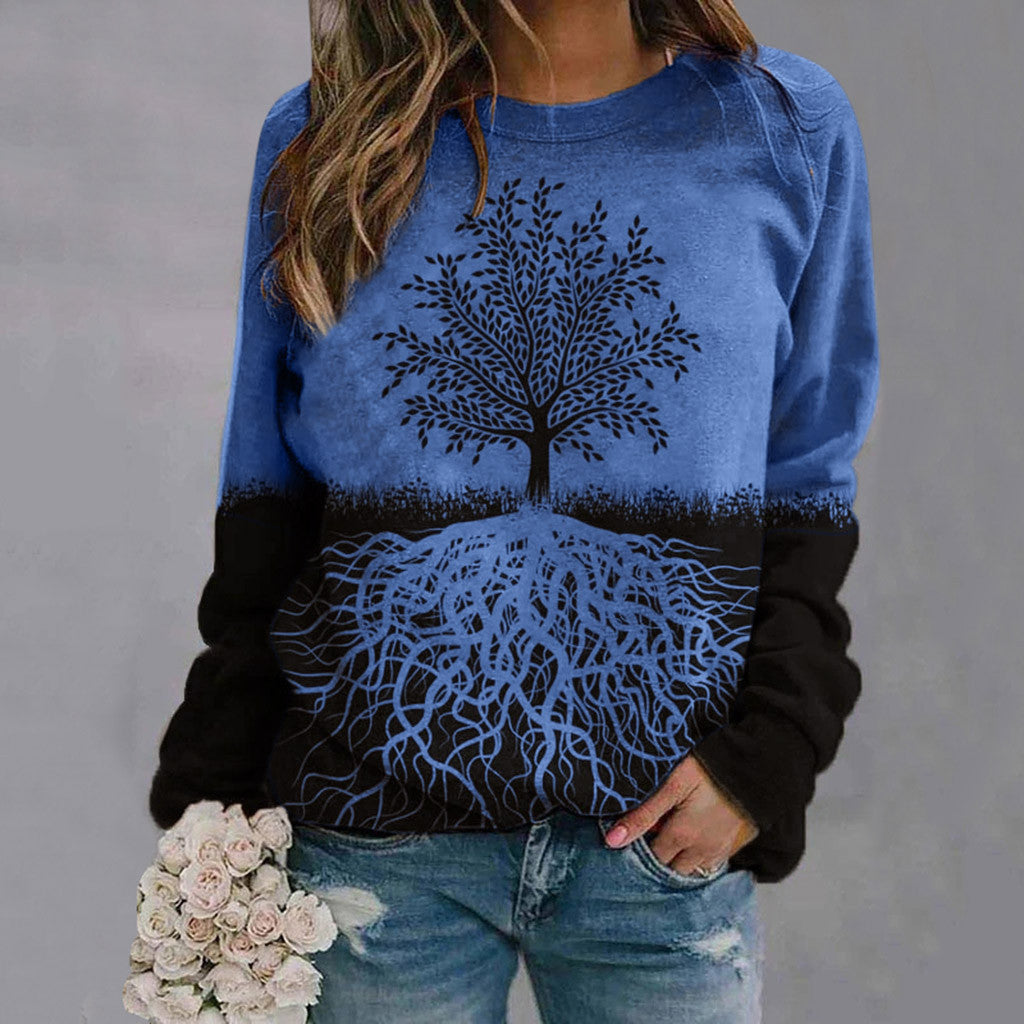 Pull de Noël à manches longues pour femme