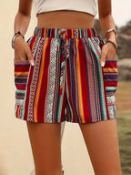 Shorts décontractés pour femme, mode vacances