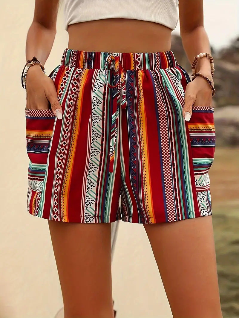 Shorts décontractés pour femme, mode vacances