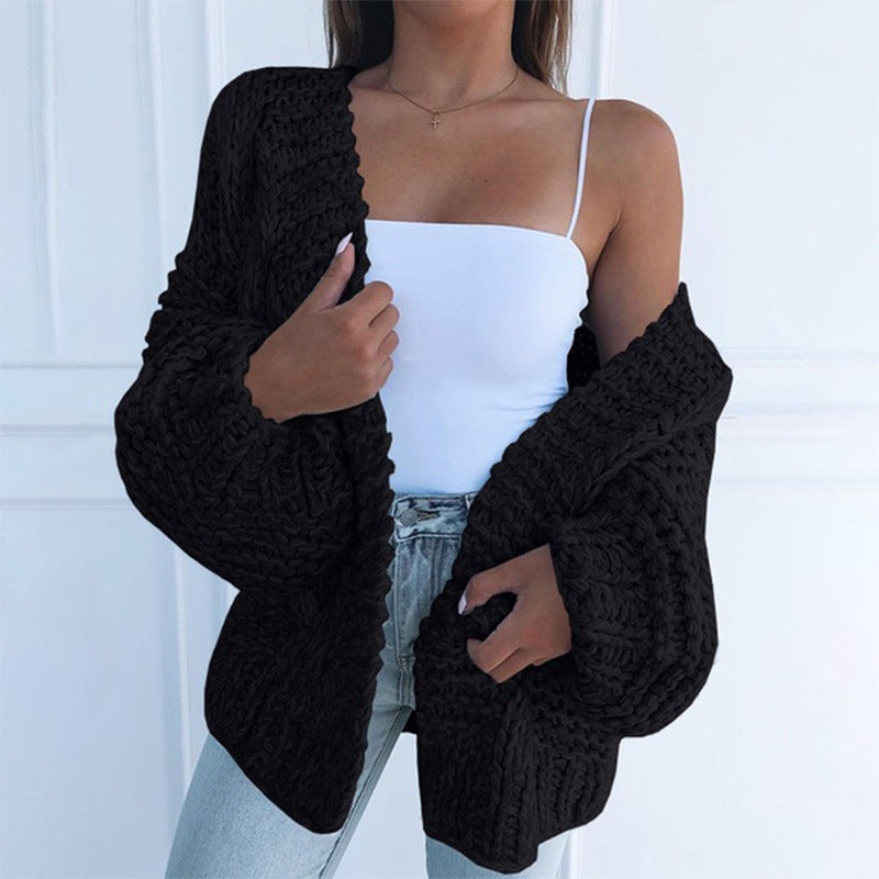 Gilet chauve-souris pull femme peluche