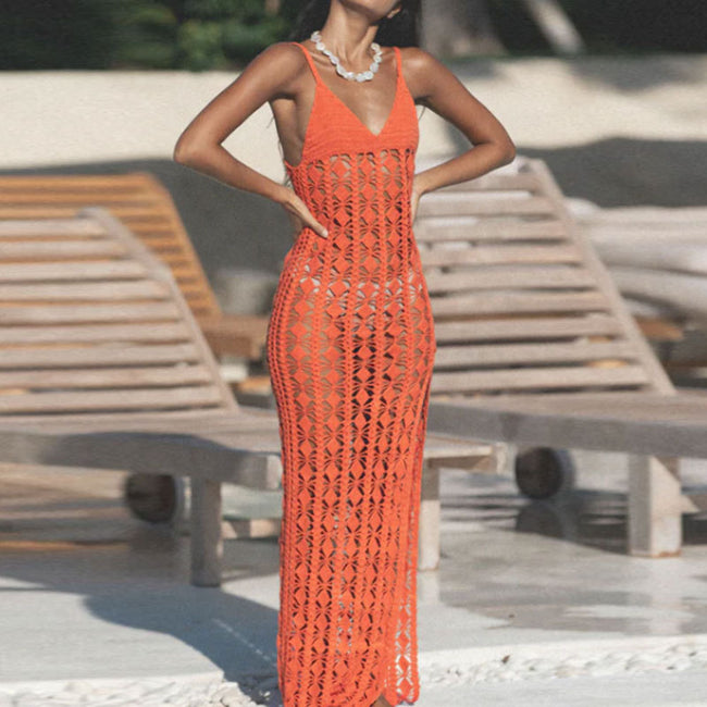 Haut de bikini avec robe ajourée pour femmes Hover Image