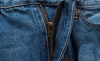 Jupe en jean trapèze mi-longue cheville pour femme
