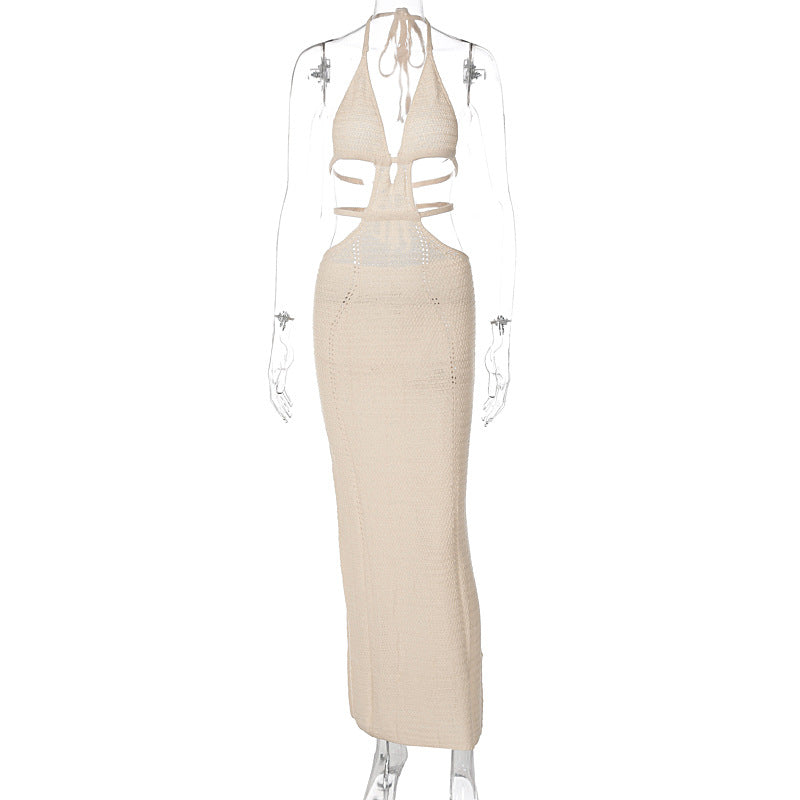 Robe Femme Lacée Découpée Poitrine