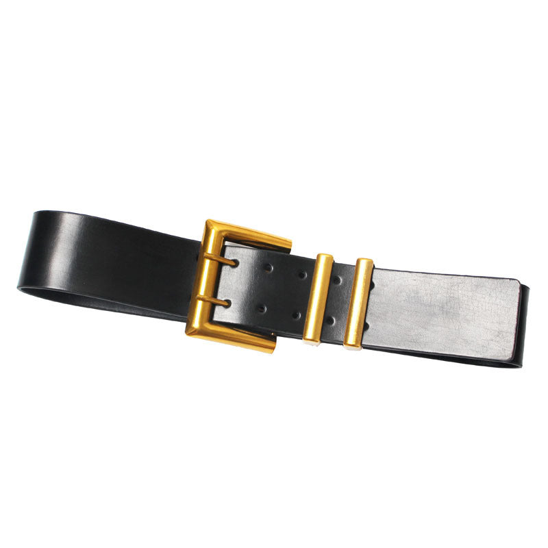 Jupe femme assortie, ceinture en cuir