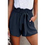 Short décontracté taille haute pour femme, idéal pour l'été