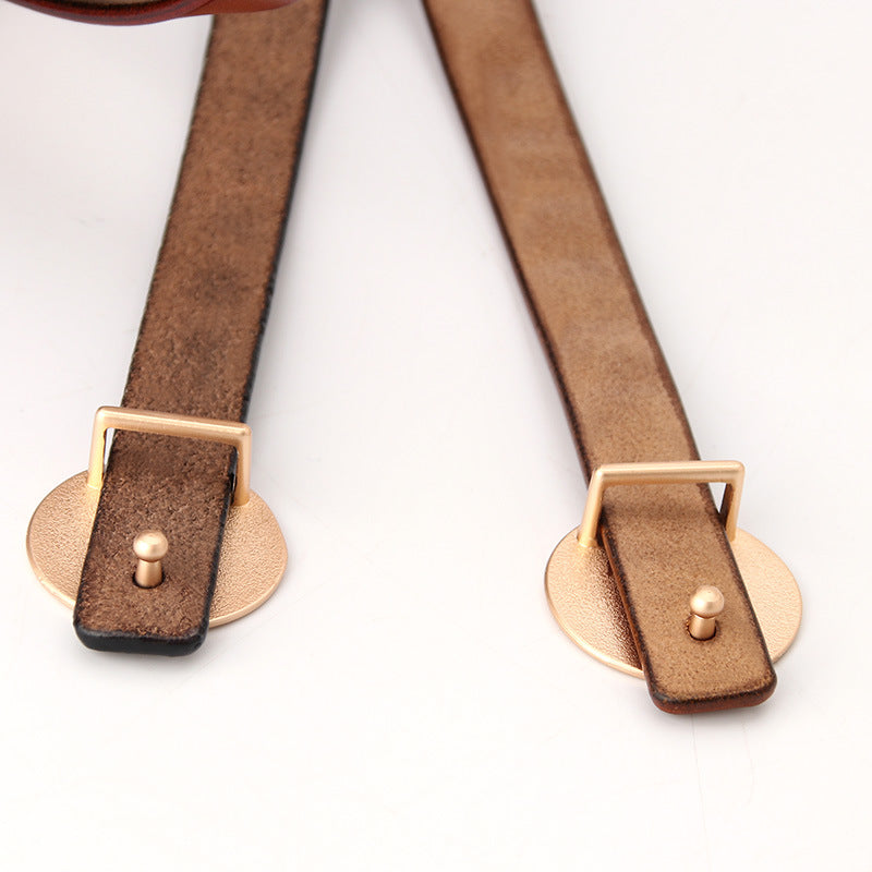 La nouvelle version coréenne de la ceinture fine tout-aller pour femme
