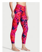 Ensemble de yoga imprimé coloré pour femme avec débardeur et coussinet de poitrine