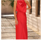 Summer Sleeveless Dress Ins Fashion Elegant Evening Party Club Clothing For Women