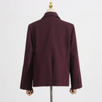 Blazer irrégulier élégant pour femme