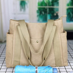 Sac fourre-tout en toile grande capacité