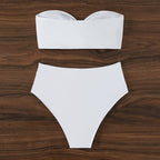 Haut de maillot de bain tube d'été pour femme - motifs fantaisie