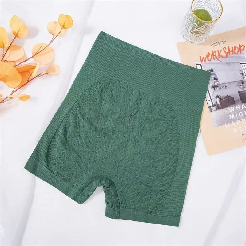 Shorts de sport pour femmes, taille haute, pour la gym, le yoga, le fitness, motif quadrillé