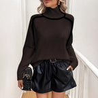 Tricot Pull décontracté Femme tendance urbaine