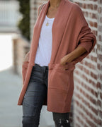 Manteau pull femme chauve-souris cardigan