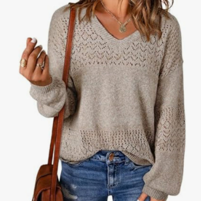Pull Femme Couleur Unie Hover Image