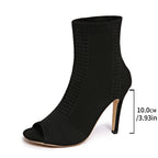 Sandales peep-toe flatteuses de style européen et américain pour femmes