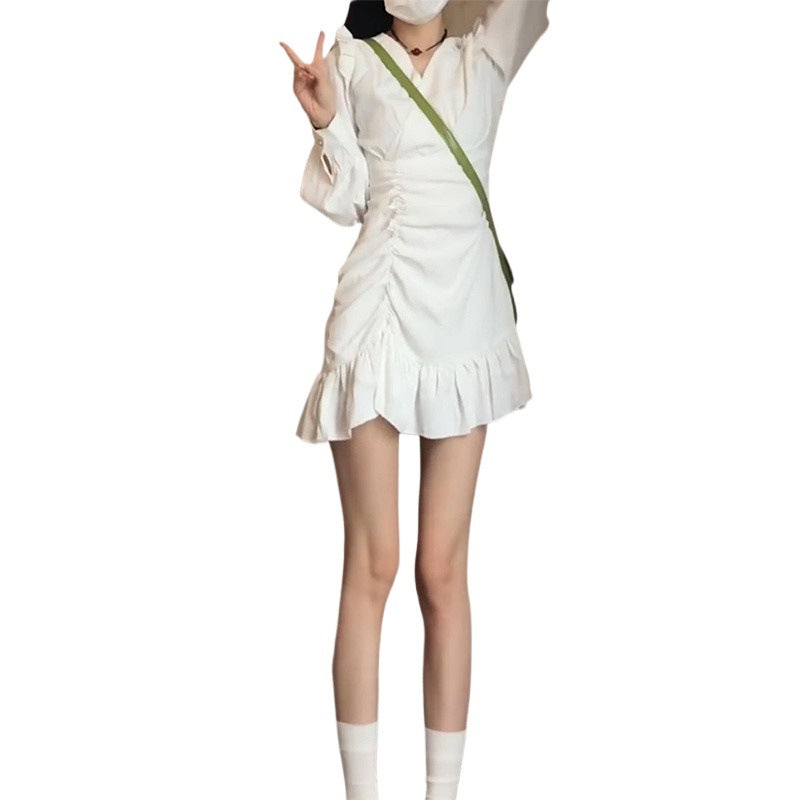 Robe française douce et délicate