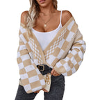 Pull pour femme ample à manches lanternes