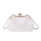 Small Design Pleated Single Shoulder Messenger Bag For Women