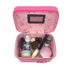 Trousse de toilette Sac pour femme Nœud Grande capacité Boîte de rangement mode Mignon Simple Portable Trousse de maquillage de voyage en PU