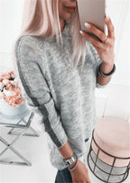 Pull à col rond simple pour femme