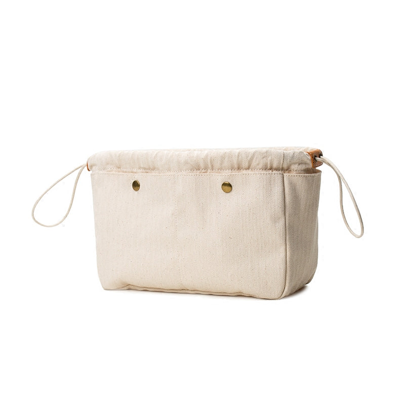 Trousse de voyage en toile de coton pour maquillage