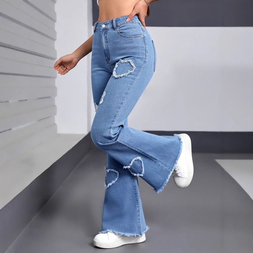 Jeans en jean décontractés et élégants pour femme