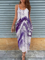 Robe ample à imprimé pour femme