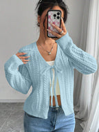 Pull en maille à manches longues pour femme