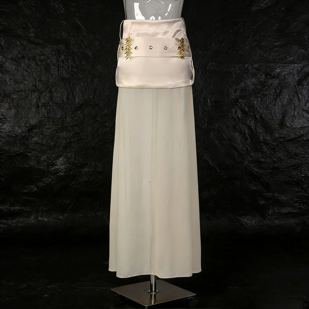Jupe en satin vintage sexy et flatteuse pour femme