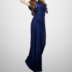 Robe plissée élégante et flatteuse pour femme
