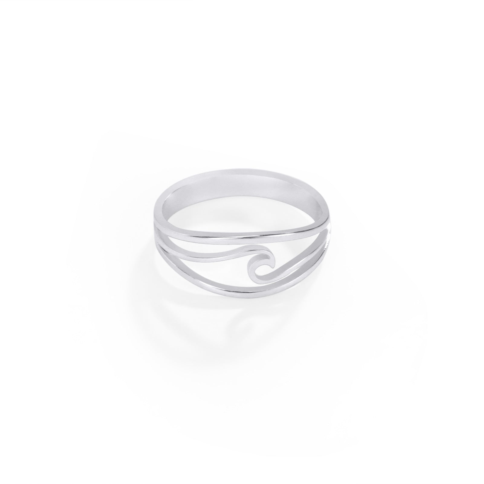 Bagues pour hommes et femmes en acier inoxydable, style minimaliste