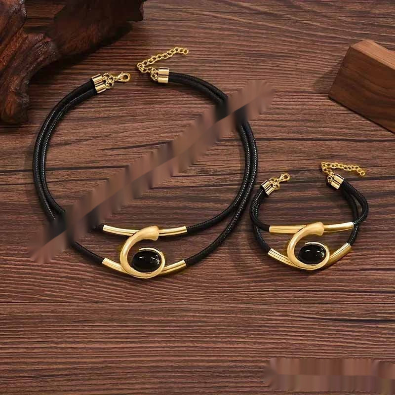 Bohemian Style Fashion Personality And Creativity Iron Jewelry Suit Women