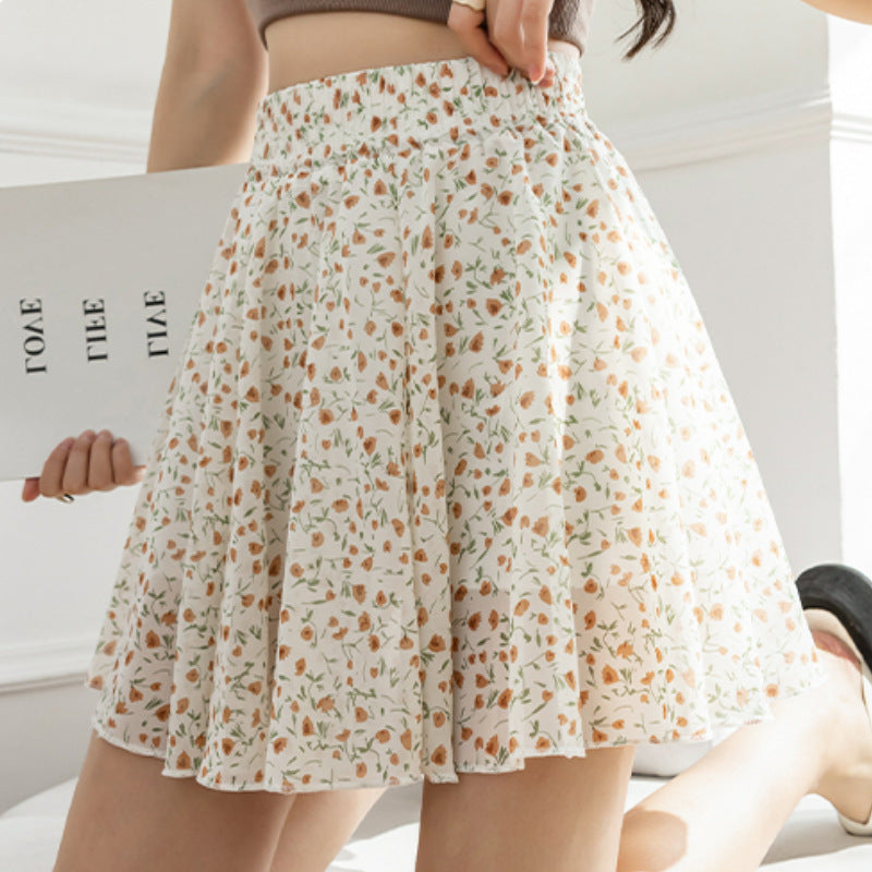 Robe d'été florale en mousseline pour enfants grandes tailles