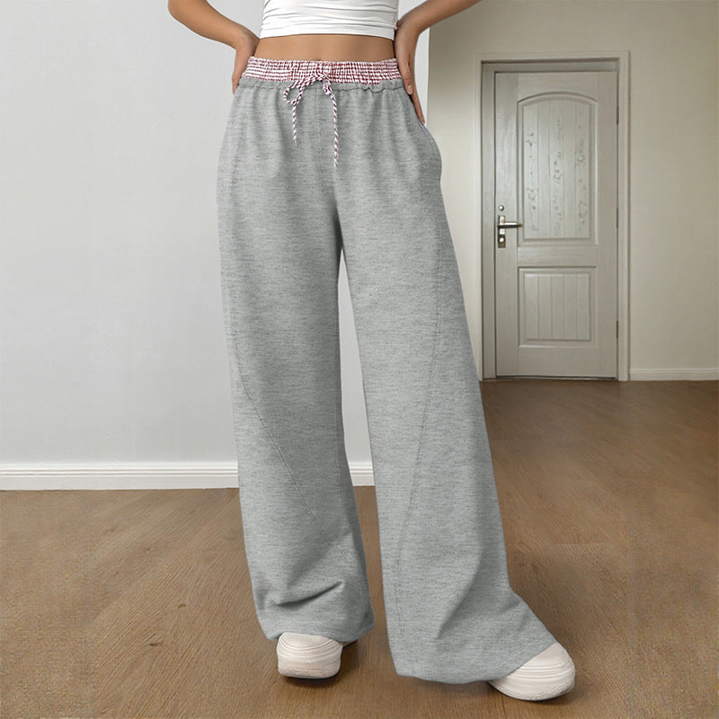 Pantalon droit décontracté pour femme