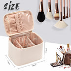 Trousse de Maquillage Portable, Grande Trousse de Toilette, Rangement de Haute Qualité