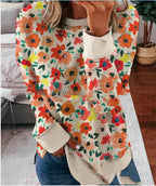 Haut T-shirt Pull Imprimé Femme Passe-partout