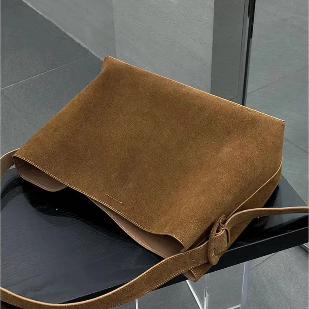 Nouveau sac fourre-tout avancé en cuir mat pour femme