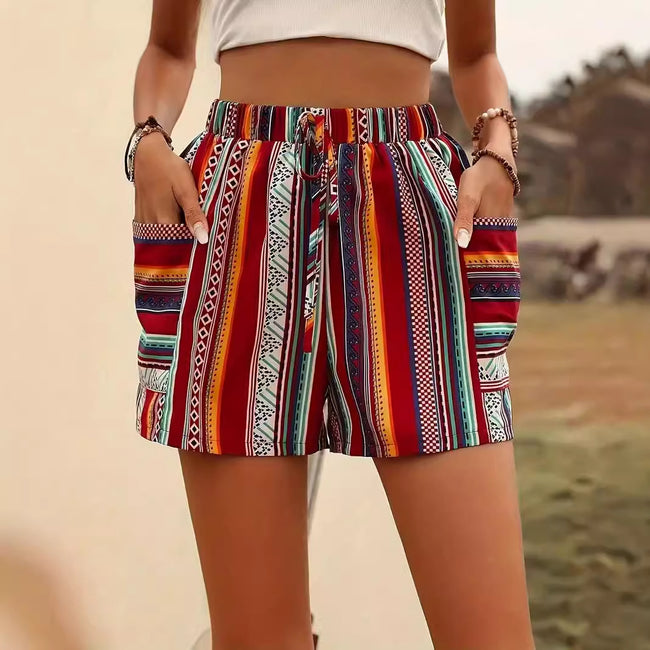 Shorts décontractés pour femme, mode vacances Hover Image