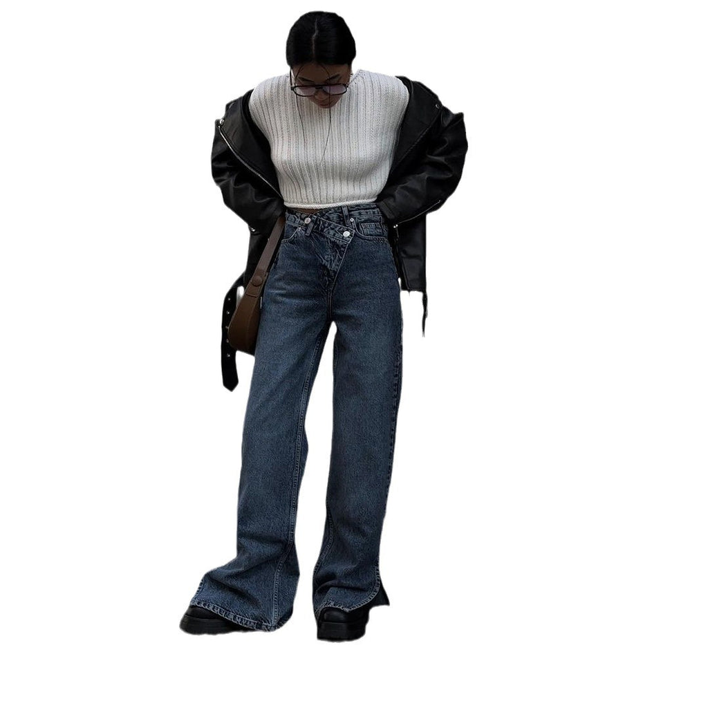 Jeans Femme Déstructurés Style Mode