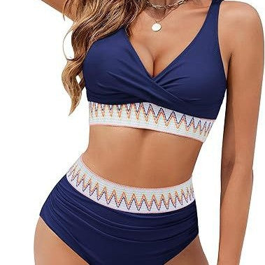 Maillot de bain bikini fendu pour femme Main Image